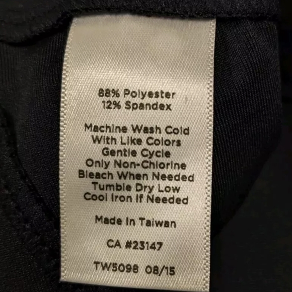 NWT Talbots Capri Pants XS Blue Active Leisure - Picture 10 of 12